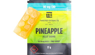 Twisted Extracts CBD Pineapple Jelly Bomb